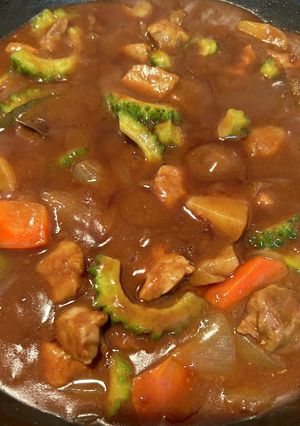 ガツンとゴーヤカレー-レシピのメイン写真