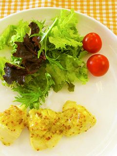 鶏むね肉のマスタード焼き-レシピのメイン写真