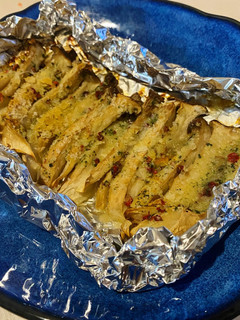 エリンギのガリバタホイル焼き-レシピのメイン写真