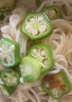 オクラサラダソーメン-レシピのメイン写真
