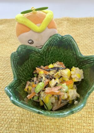 夏野菜ととうもろこしのサラダ-レシピのメイン写真