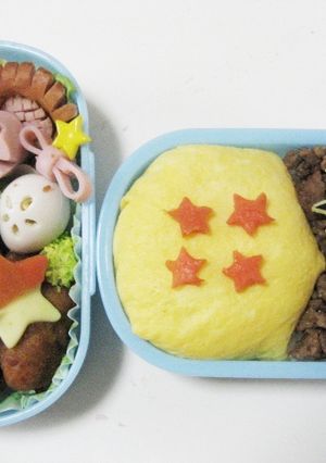 手抜き◎　キャラ弁 ドラゴンボール　-レシピのメイン写真