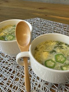 【腸活】オクラとめかぶのスープ-レシピのメイン写真