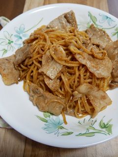 不器用ルーロー焼きそば-レシピのメイン写真