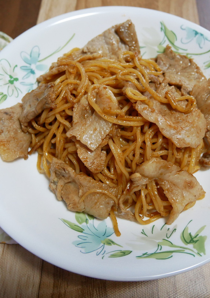 不器用ルーロー焼きそば-レシピのメイン写真