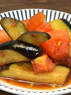 なすとトマトのピリ辛和え-レシピのメイン写真