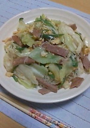 ♥余りものでそうめんチャンプルー♥-レシピのメイン写真