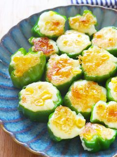 お弁当にも◎ピーマンのはんぺんチーズ詰め-レシピのメイン写真