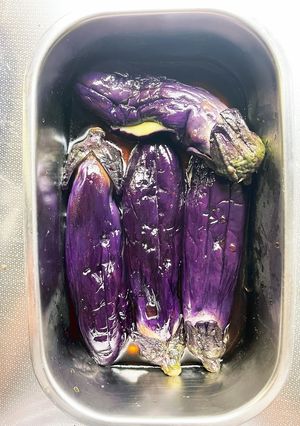 レンジ茄子のお浸し（揚げ浸し風）-レシピのメイン写真