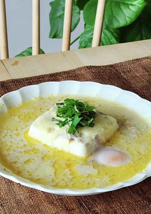 レンジ☆カレーフレークツナ玉豆腐グラタン-レシピのメイン写真