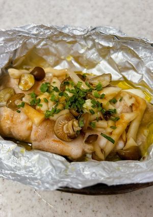 ささみのバターホイル焼き-レシピのメイン写真