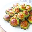 食欲そそるカレー風味♪ゴーヤの肉詰め