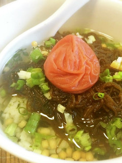 簡単!朝ごはん☆もずく冷やし茶漬け-レシピのメイン写真