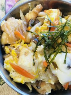 丼弁当●厚揚げのあまからキツネ丼-レシピのメイン写真