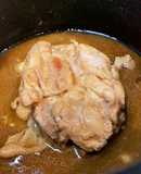 鶏もも肉簡単さっぱり煮　塩分控えめ