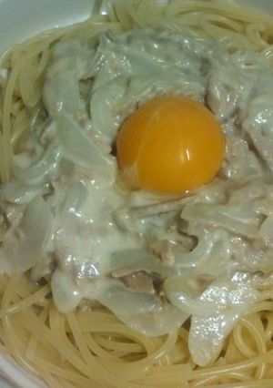 ☆新玉ねぎとツナのチーズクリームパスタ☆-レシピのメイン写真