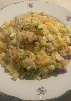 チーズとズッキーニのチャーハン-レシピのメイン写真