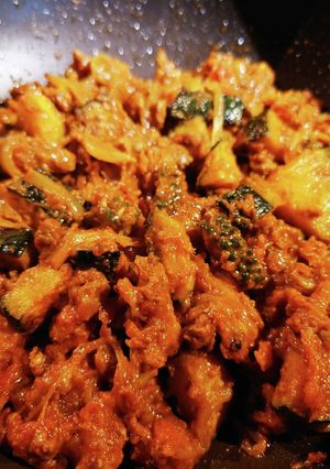 ワタと種は捨てない4️⃣ゴーヤでキーマカレー-レシピのメイン写真
