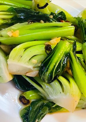 中華　やみつき！　　　青梗菜の青菜炒め②-レシピのメイン写真