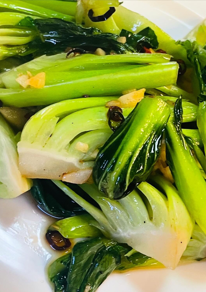 中華　やみつき！　　　青梗菜の青菜炒め！-レシピのメイン写真