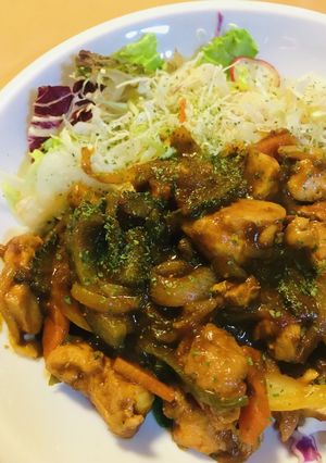 鶏肉とゴーヤーのカレーチャンプルー-レシピのメイン写真