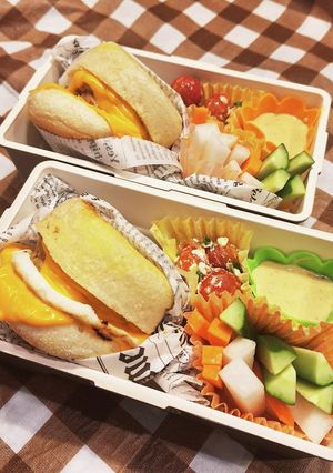 高1男子とパパの弁当240727-レシピのメイン写真