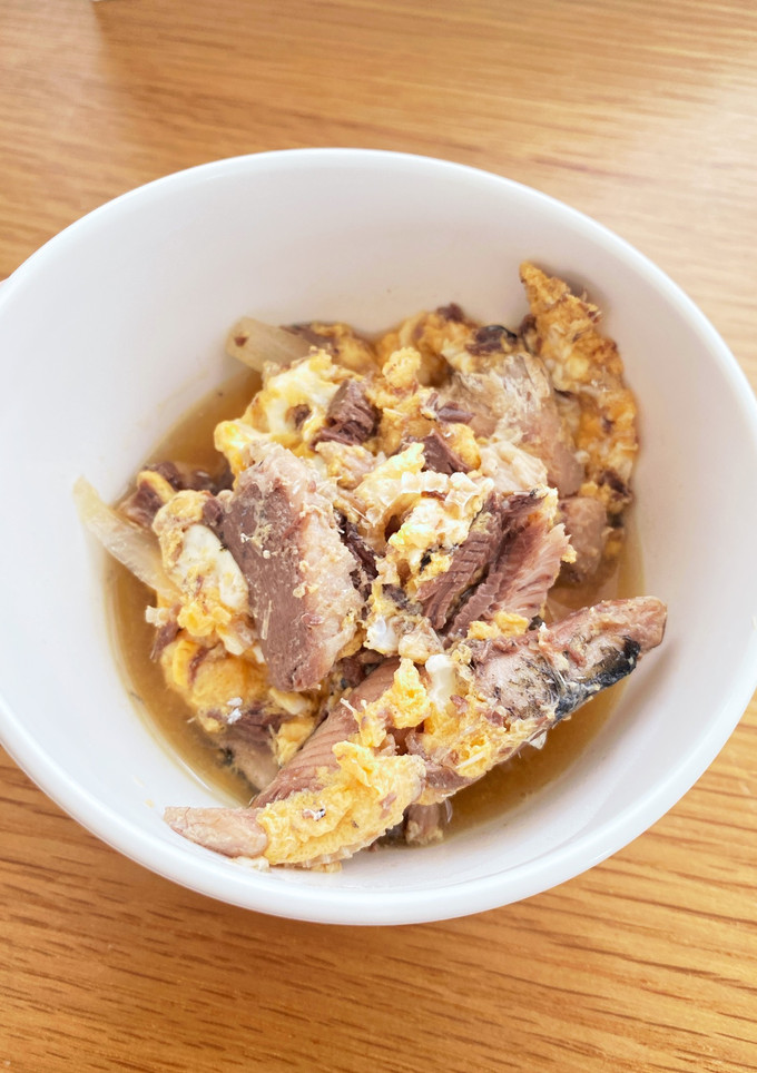 鰯の水煮缶の卵とじ-レシピのメイン写真