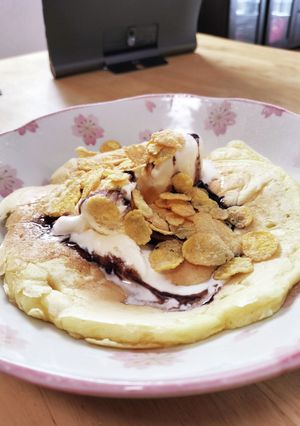 ホカホカパンケーキ-レシピのメイン写真