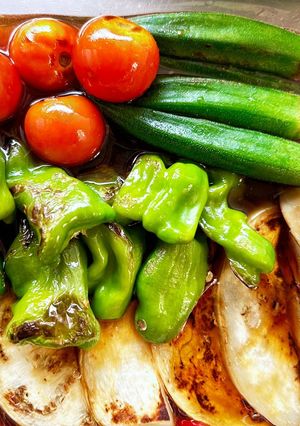 夏野菜の焼き浸し-レシピのメイン写真