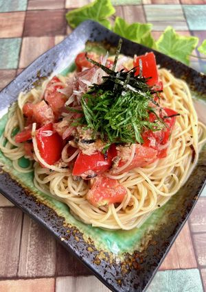 和風★ツナとトマトのカッぺリーニ-レシピのメイン写真