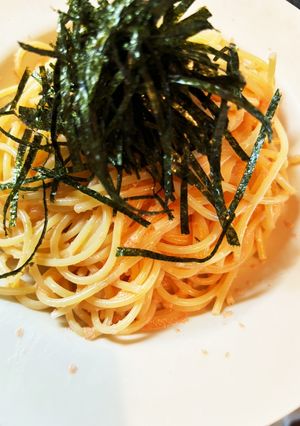 簡単・明太子クリームスパゲティ-レシピのメイン写真