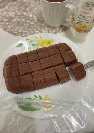 レンチン米粉蒸しパン（ココア味）-レシピのメイン写真