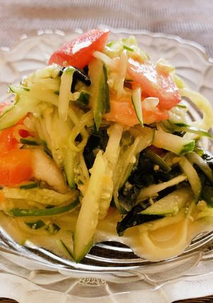 夏の作り置きに！簡単鶏ささみの酢味噌和え-レシピのメイン写真