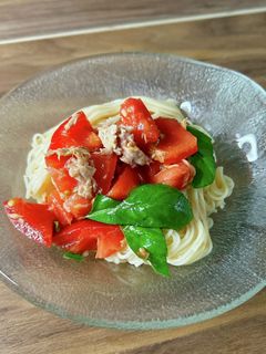 夏和風イタリアン!ツナトマ素麺-レシピのメイン写真