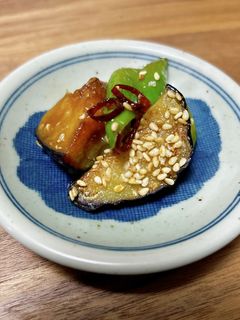 甘長とうがらしと茄子のポン酢炒め-レシピのメイン写真