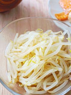 レンジで時短!5分でやみつきもやしナムル-レシピのメイン写真