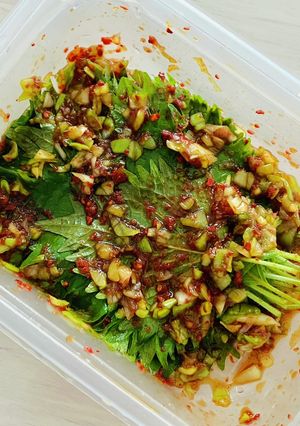 大葉の香味ダレ漬け-レシピのメイン写真