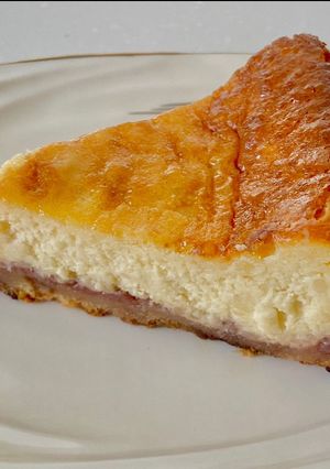 スポンジケーキ土台のバスクチーズケーキ-レシピのメイン写真