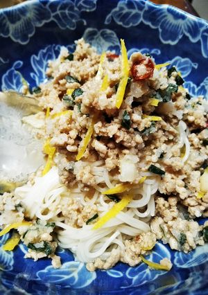 のっけて 混ぜて食べる お素麺-レシピのメイン写真
