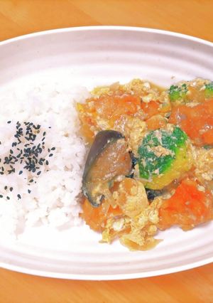 揚げナスとブロッコリーの唐揚玉-レシピのメイン写真