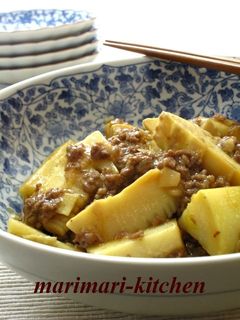 たけのこの中華風そぼろ煮-レシピのメイン写真