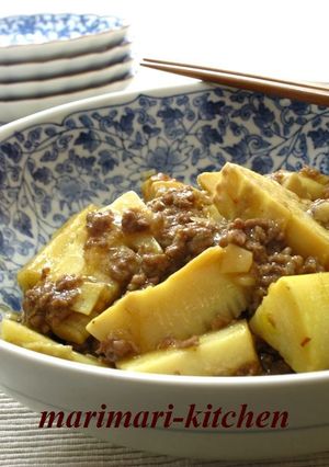 たけのこの中華風そぼろ煮-レシピのメイン写真