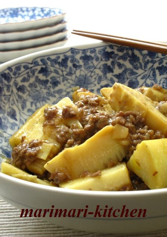たけのこの中華風そぼろ煮-レシピのメイン写真