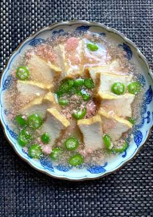 オクラとタラコの海老だしあんかけ-レシピのメイン写真