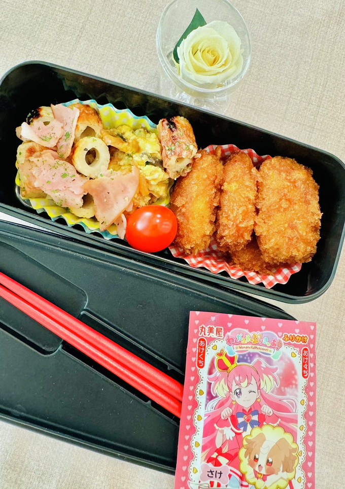 お弁当、一品に♪ハムちくわのマヨぽん炒め-レシピのメイン写真