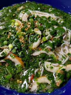 モロヘイヤと梅のお素麺-レシピのメイン写真