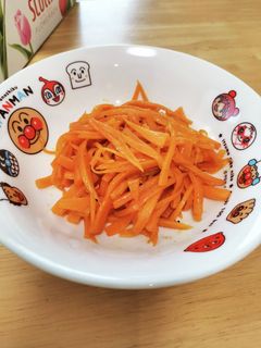 パクパク食べれる人参炒め-レシピのメイン写真