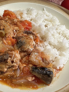 サバ水煮缶で簡単トマトさばカレー-レシピのメイン写真
