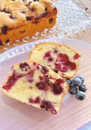 フレッシュブルーベリーのパウンドケーキ-レシピのメイン写真