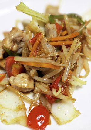 鶏肉野菜の中華風サッパリ炒め-レシピのメイン写真